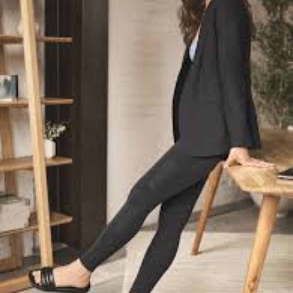 Athleta Delancey Moto Tight Black M